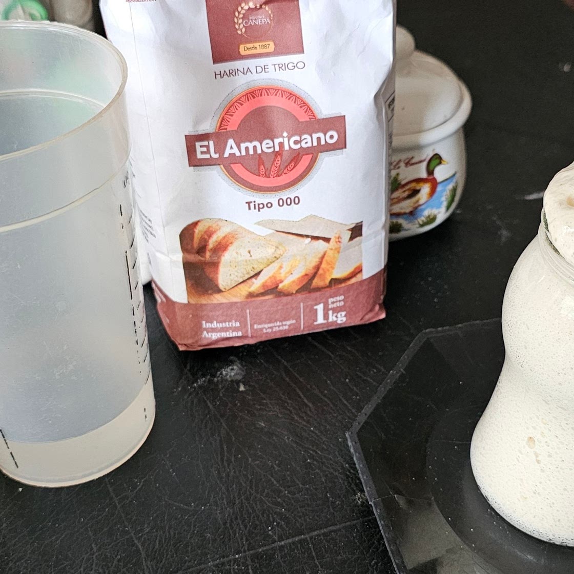 Masa previa con levadura