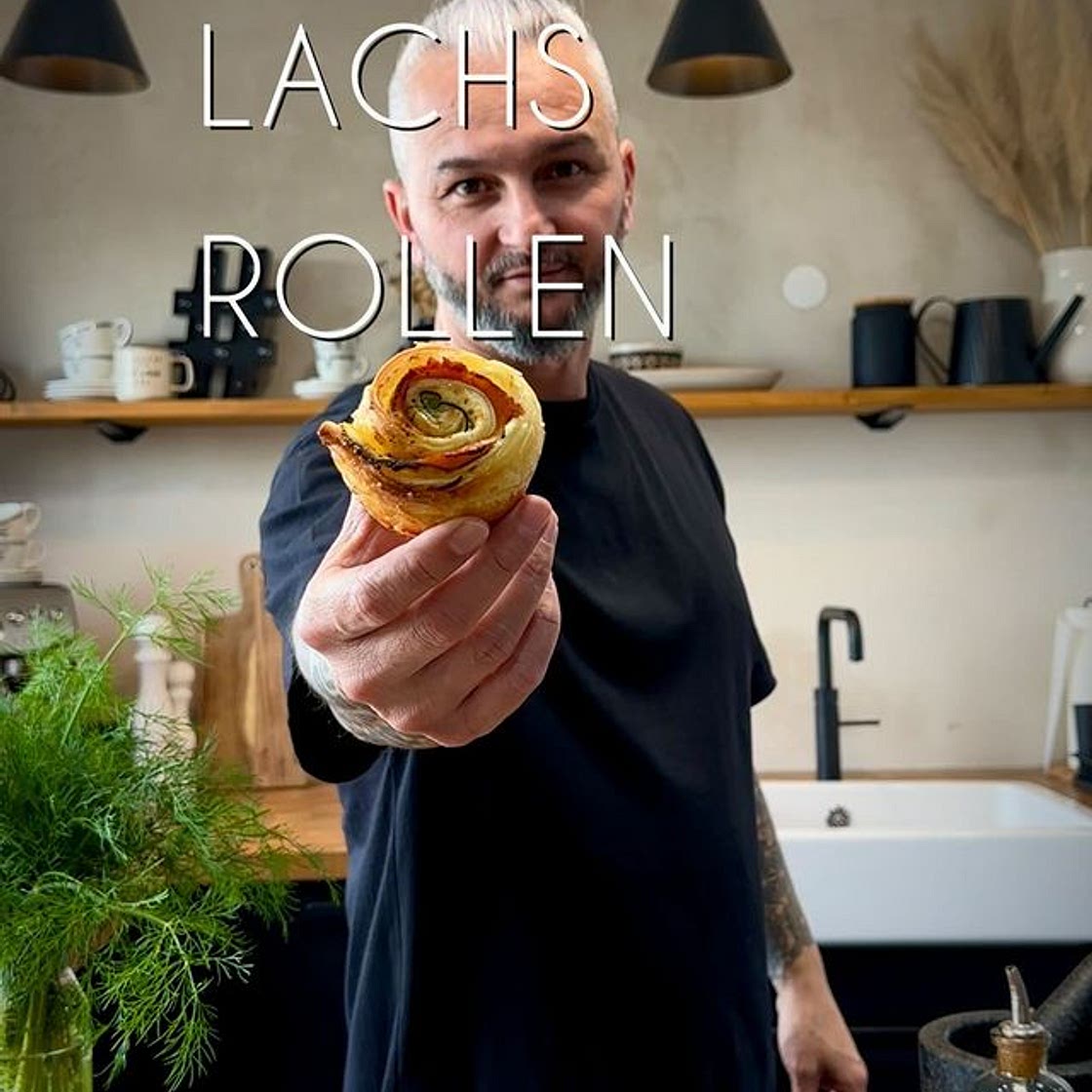 Frischkäse Lachs Rollen
