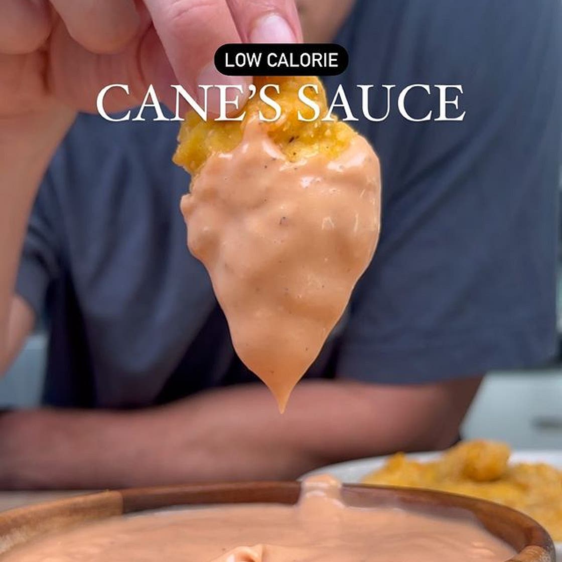 Homemade Canes Sauce (Low Calorie)