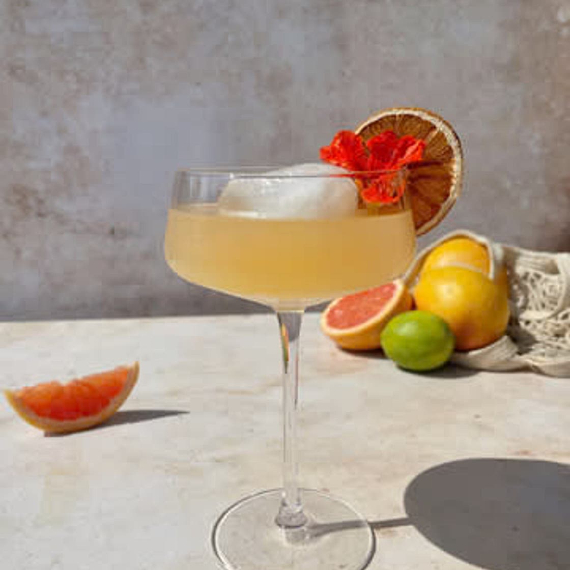 Citrus Mezcal Smash with Chareau