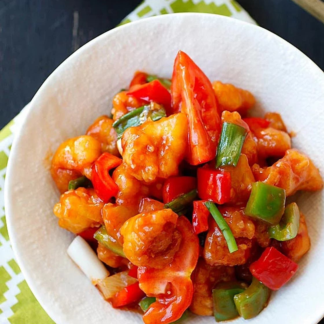 Sweet and sour chicken