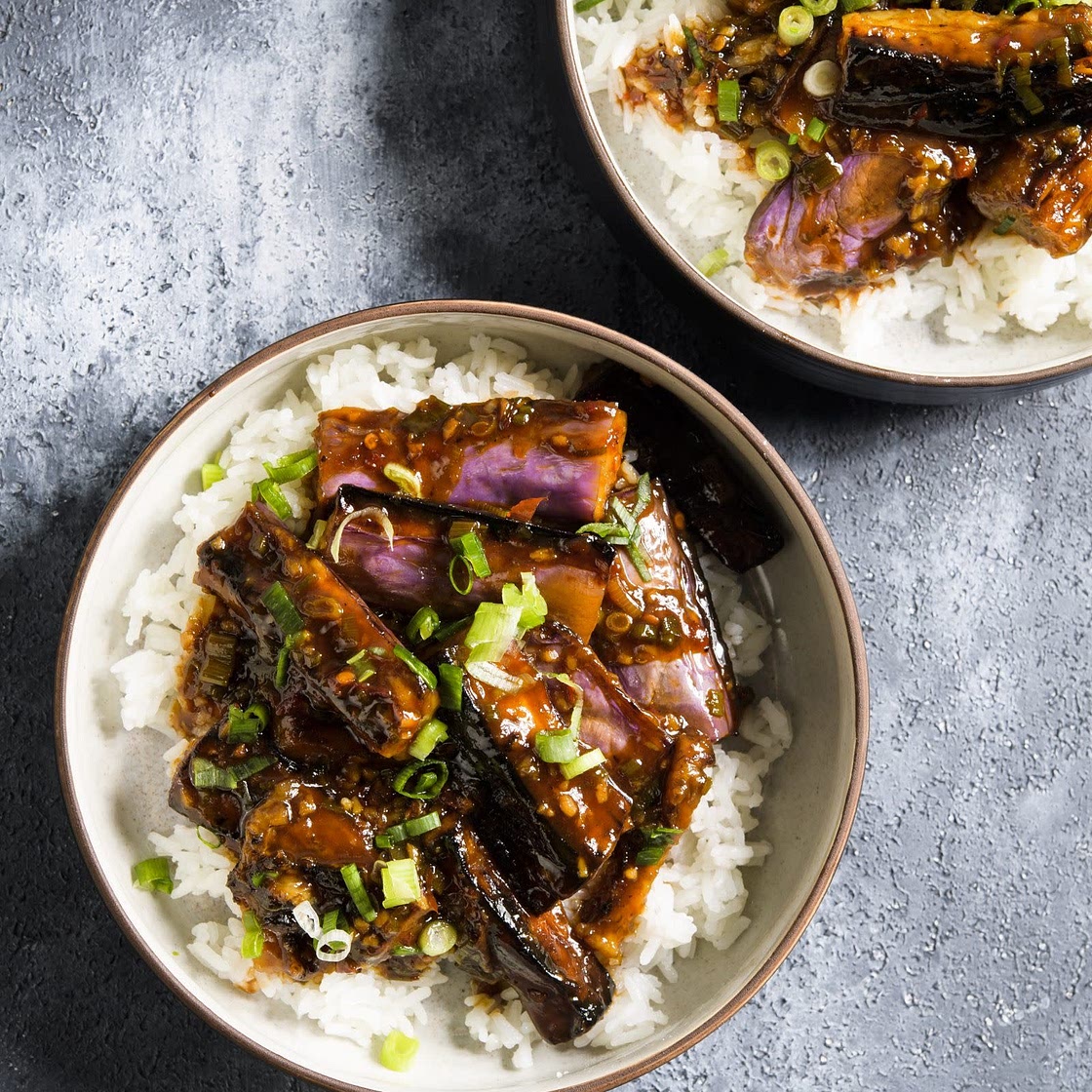 Sichuan Eggplant w/ Scallions