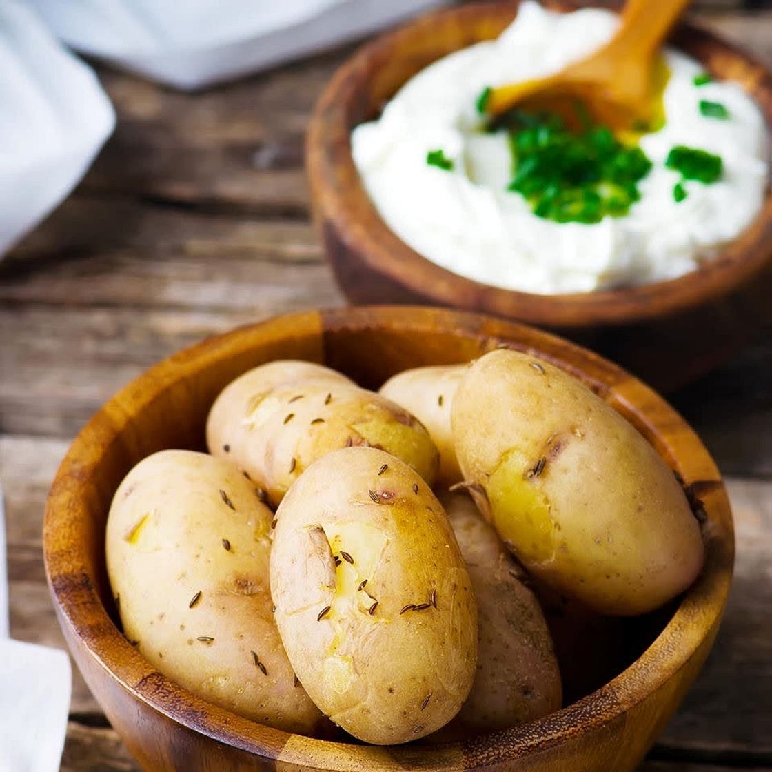 Kartoffeln und Quark 
