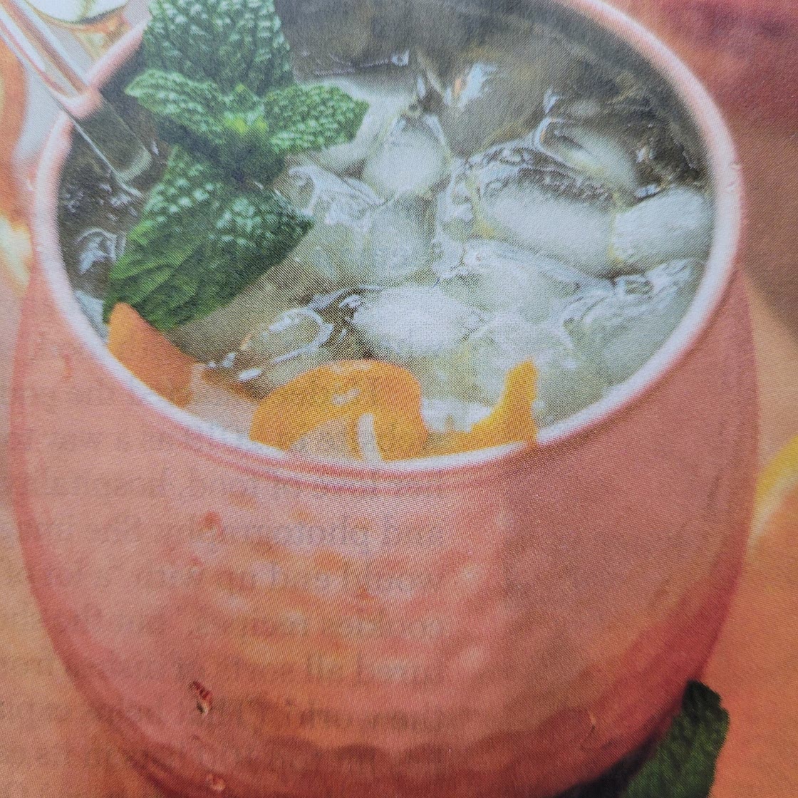 Citrus champagne Moscow mule