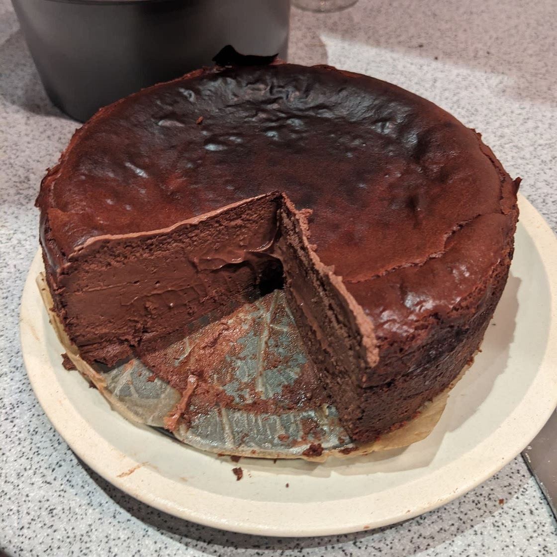 Chocolate Basque Cheesecake❣️