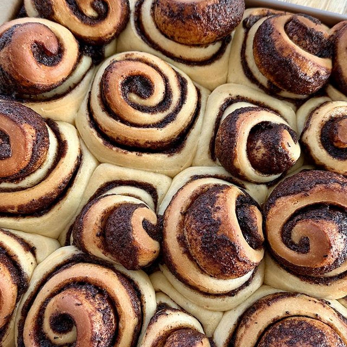 Earl grey orange zest cinnamon rolls