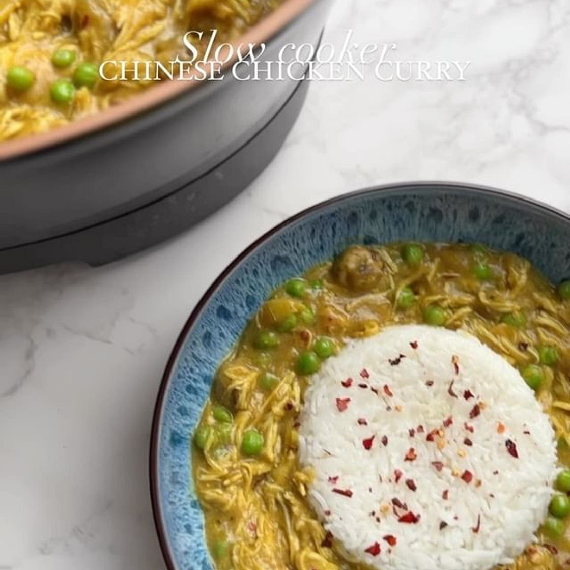 Slow cooker Chinese chicken curry