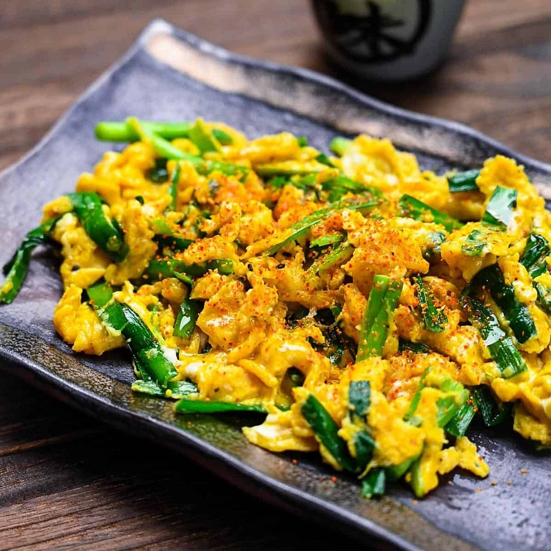 Niratama (Stir-fried Garlic Chive with Egg)