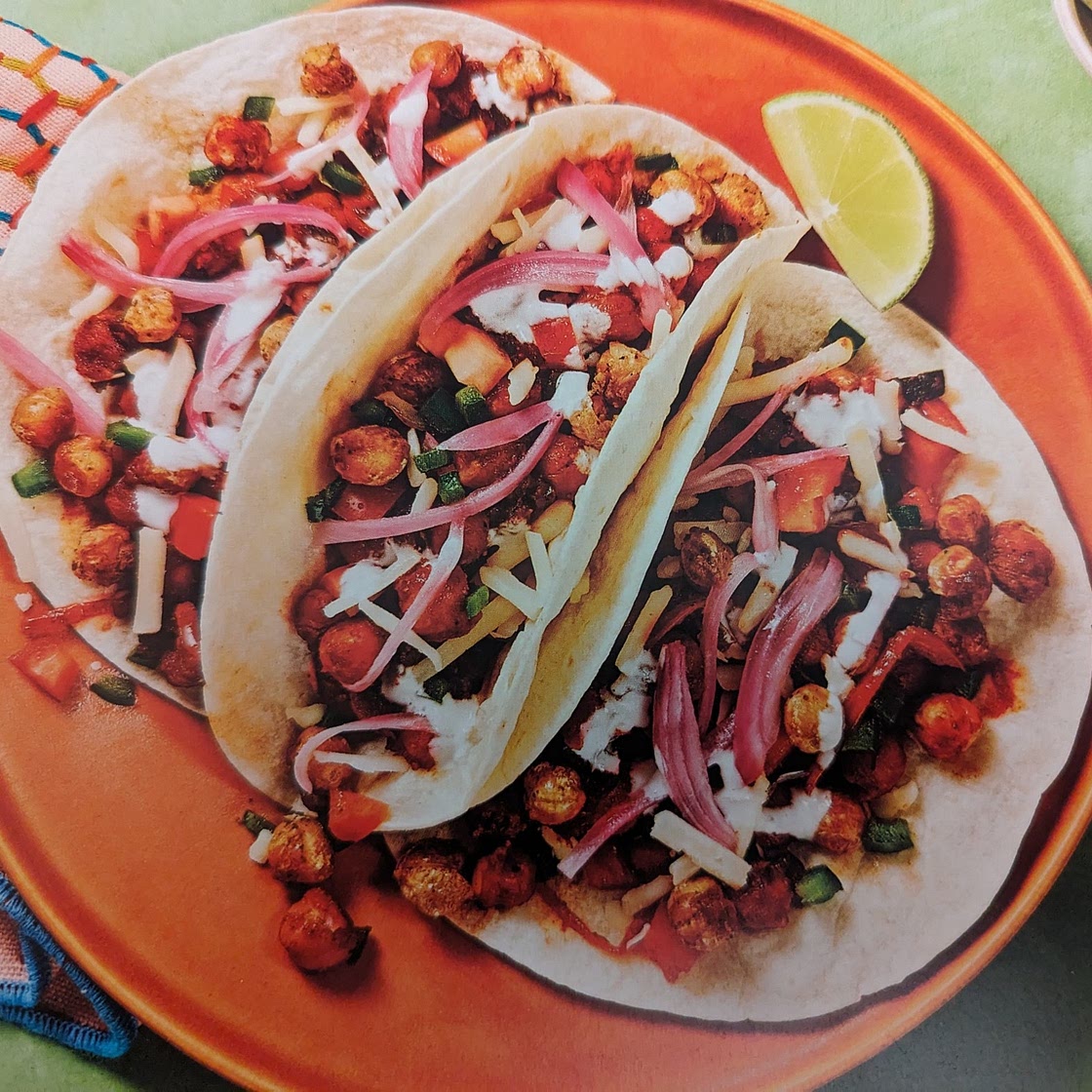 Chickpea Tinga Tacos