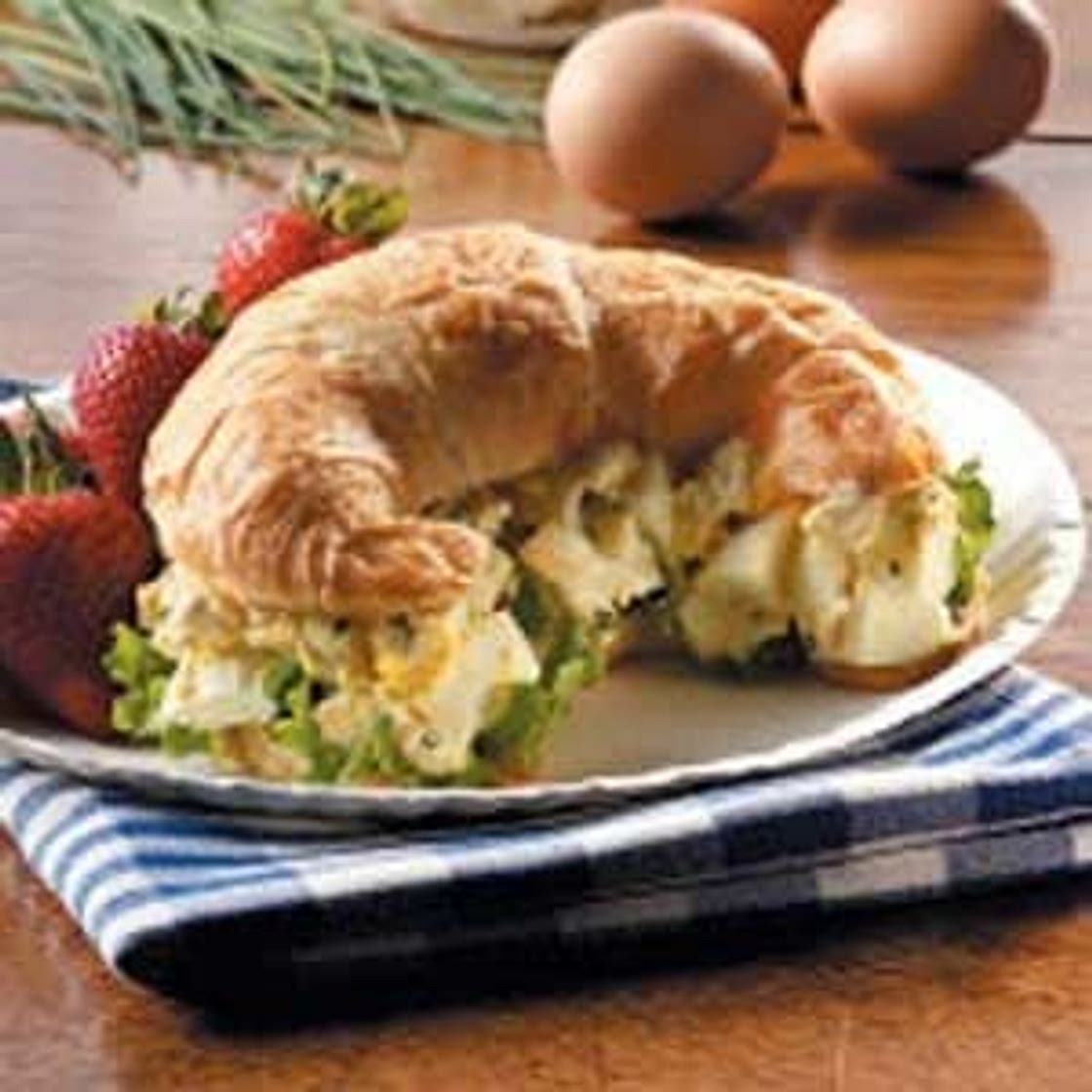 Egg Salad and Bacon Sandwich