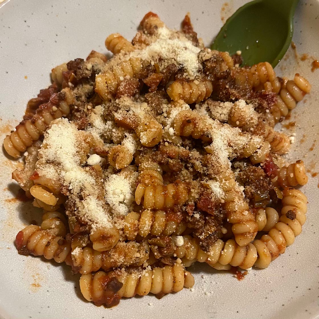 Tofu Ragu Rigatoni