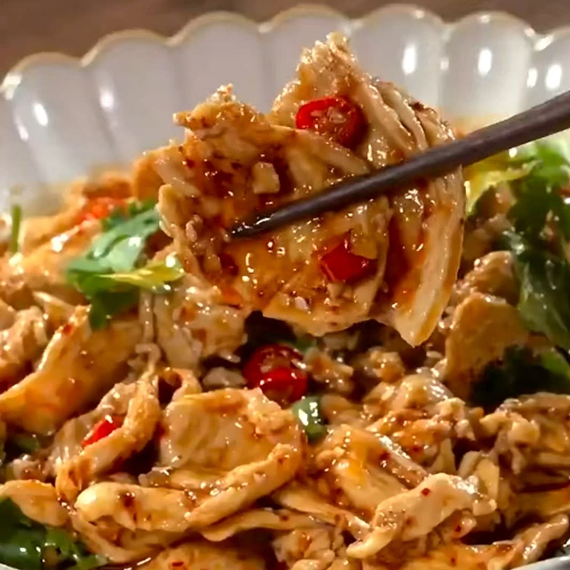 Chinese Boiled Chicken Stirfry