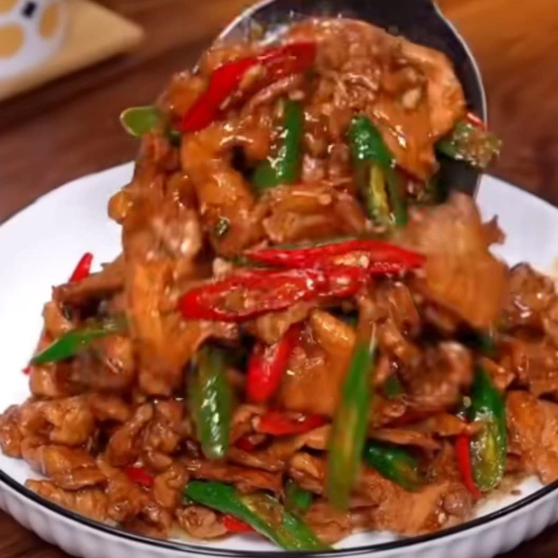 Chinese Stirfy Chicken Recipe (Fried)