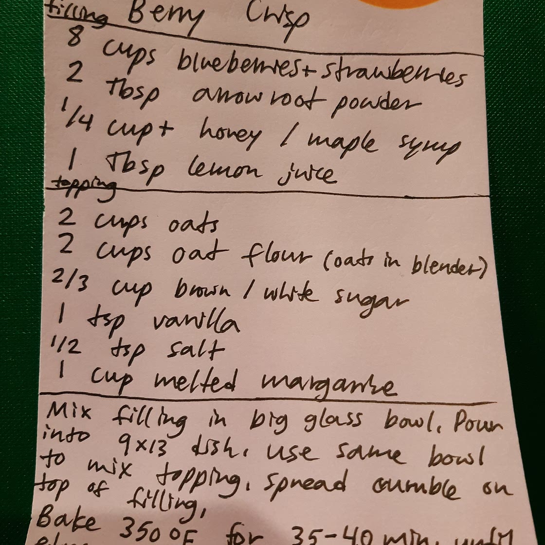 Berry Crisp