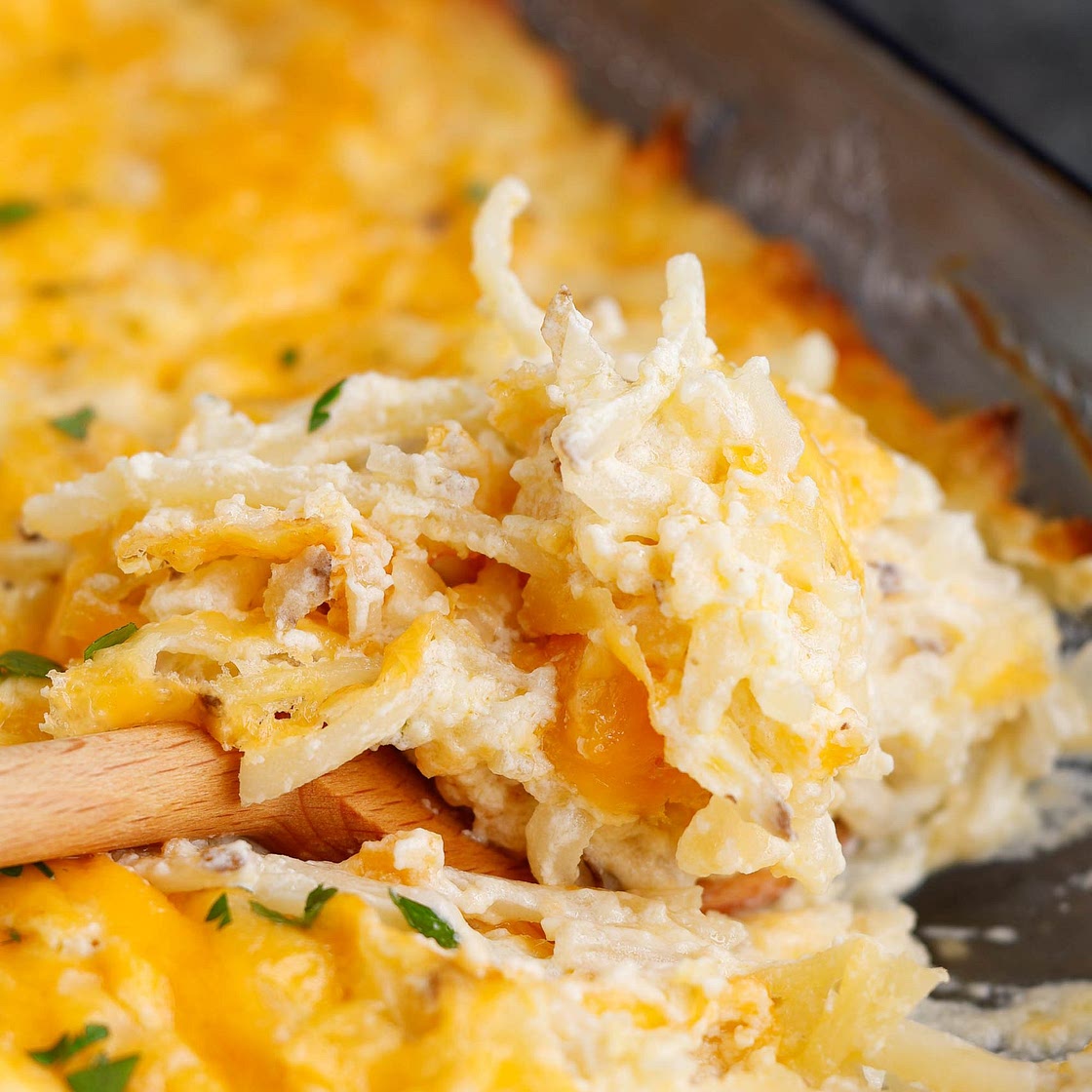Better Than Cracker Barrel Hashbrown Casserole