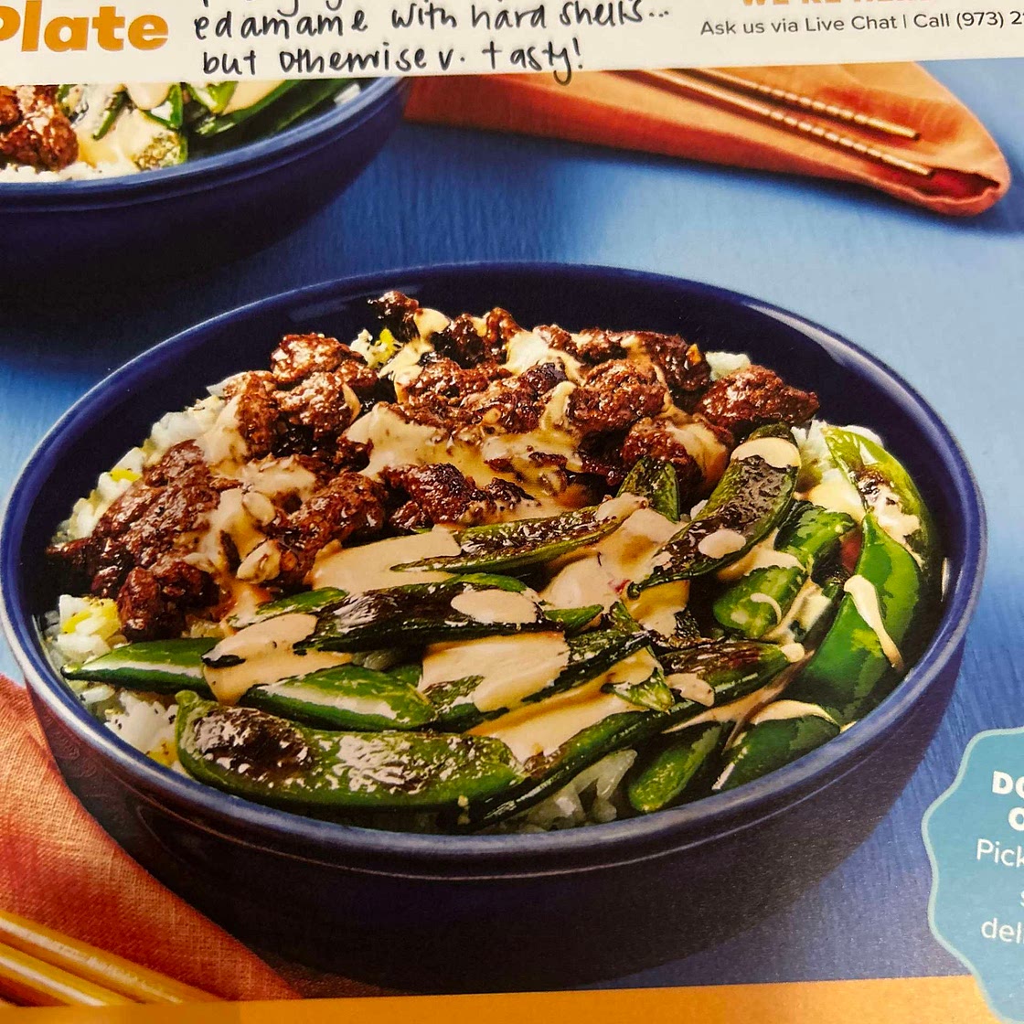 Ponzu chili steak bowls
