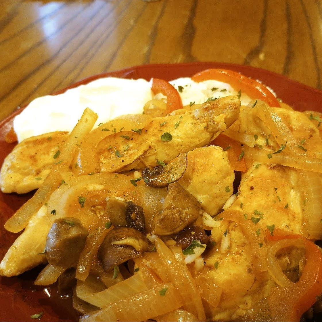 Smoky Chicken Goulash With Basmati Rice