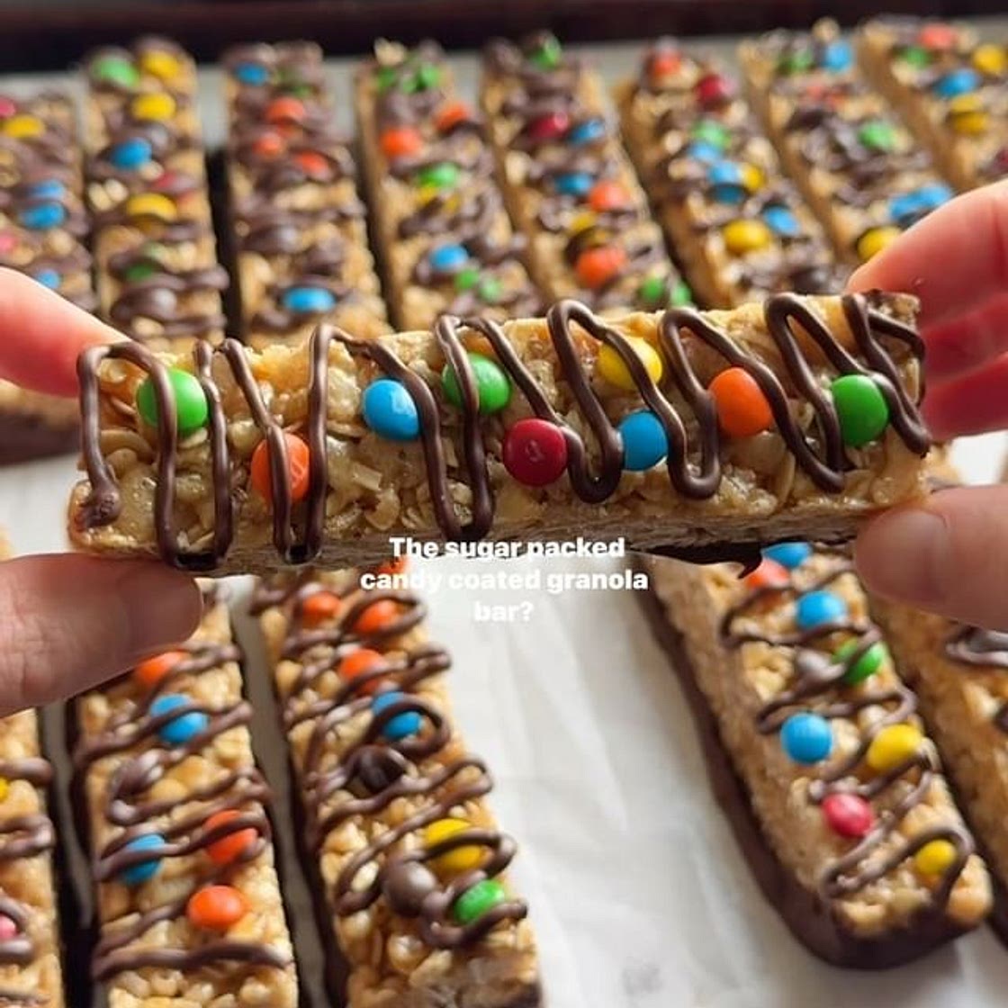 HOMEMADE KUDOS BARS for ep. 1 of my new series HOMEMADE NOSTALGIA, where I show you how to recreate childhood recipes! Kudos bars were popular in the ‘90s &amp; ‘00s, marketed as a healthy breakfast bar. However, they were loaded with chocolate, sugar, &am