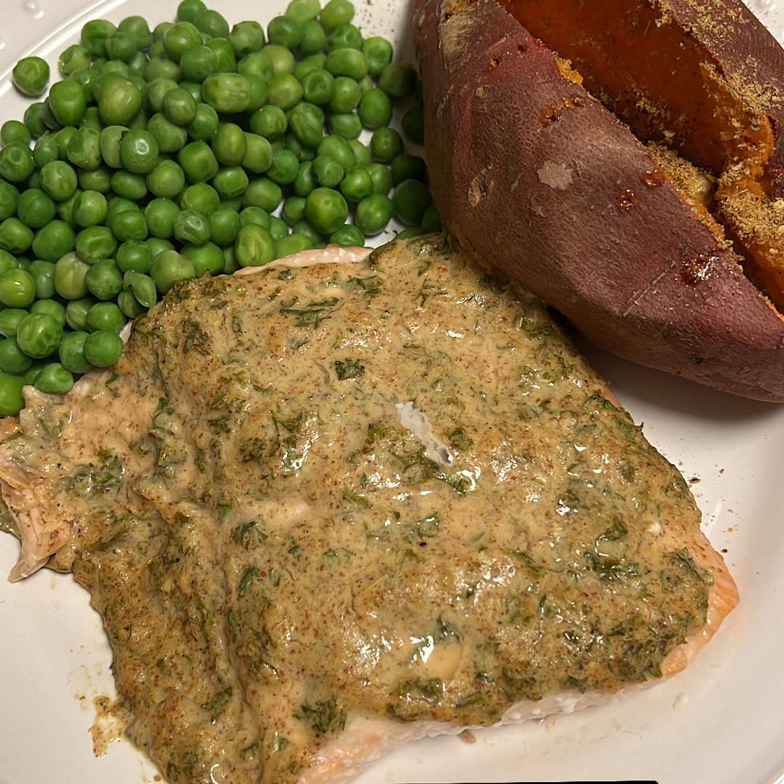Dijon Baked Salmon