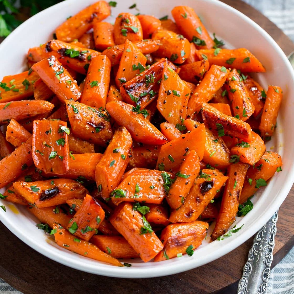 Roasted carrots 