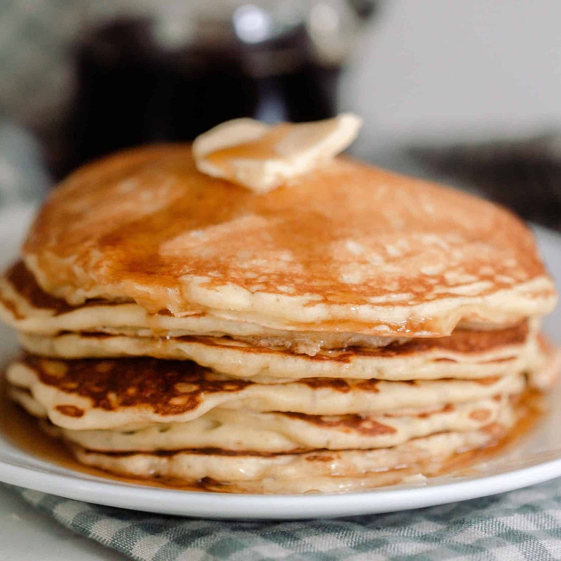 The Best Sourdough Pancakes