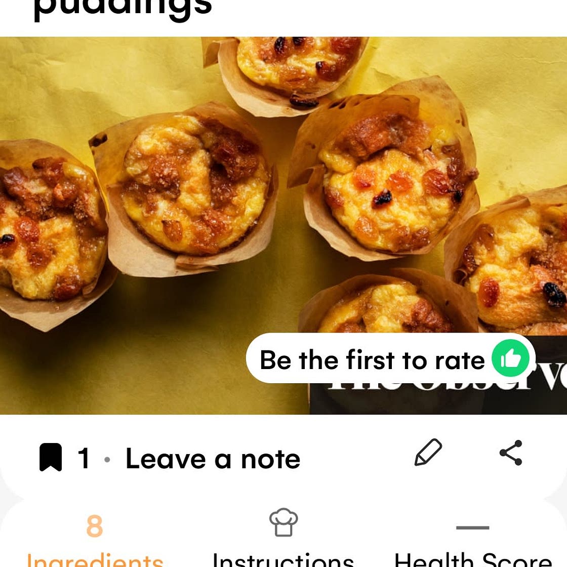 LITTLE BREAD PUDDINGS