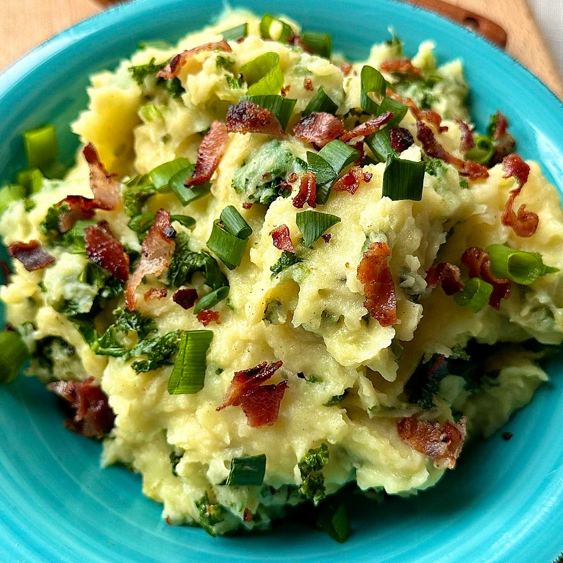 Traditional Irish Colcannon Mash 