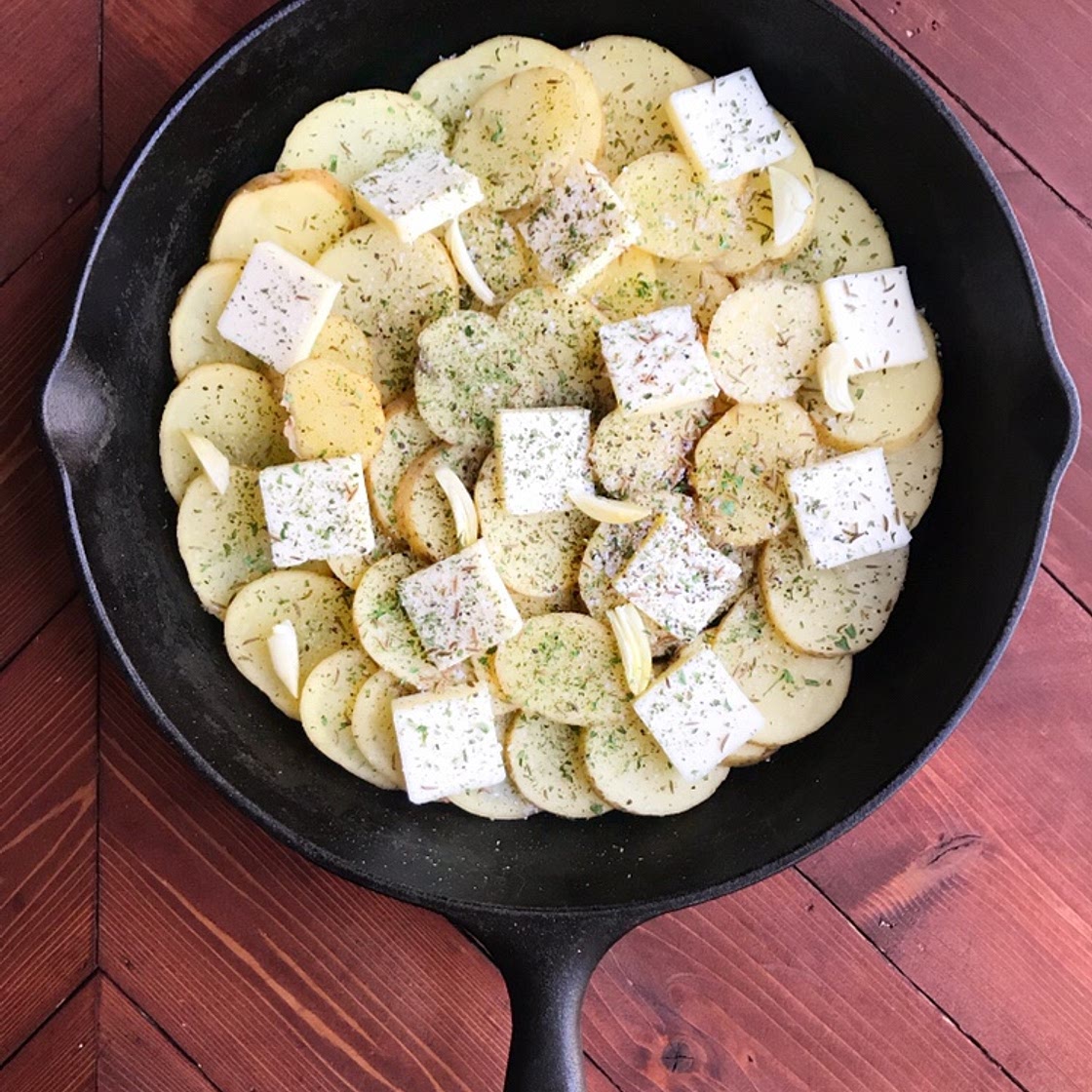 Irish Skillet Potatoes - The Tipsy Housewife
