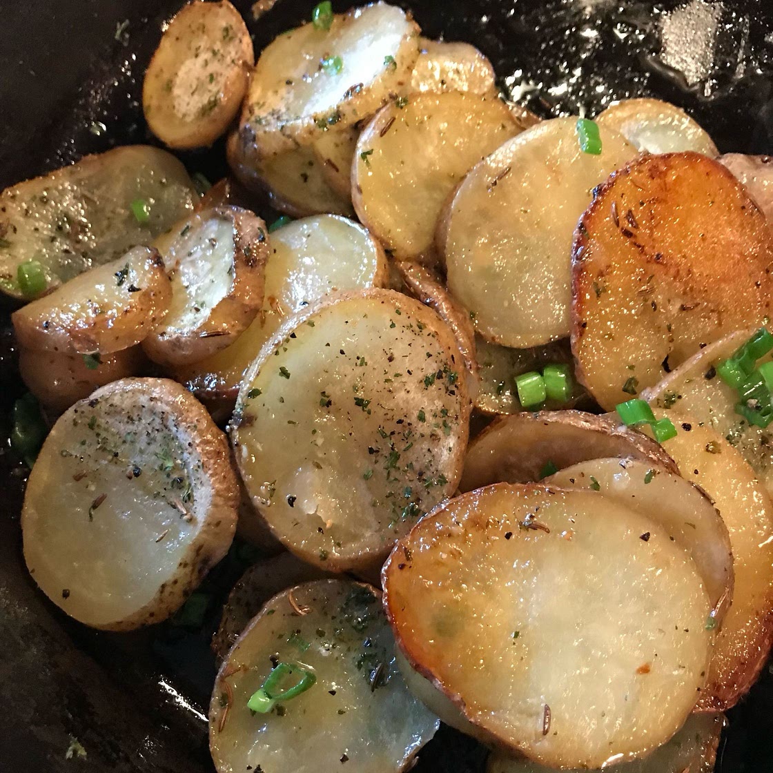 Irish Skillet Potatoes - The Tipsy Housewife