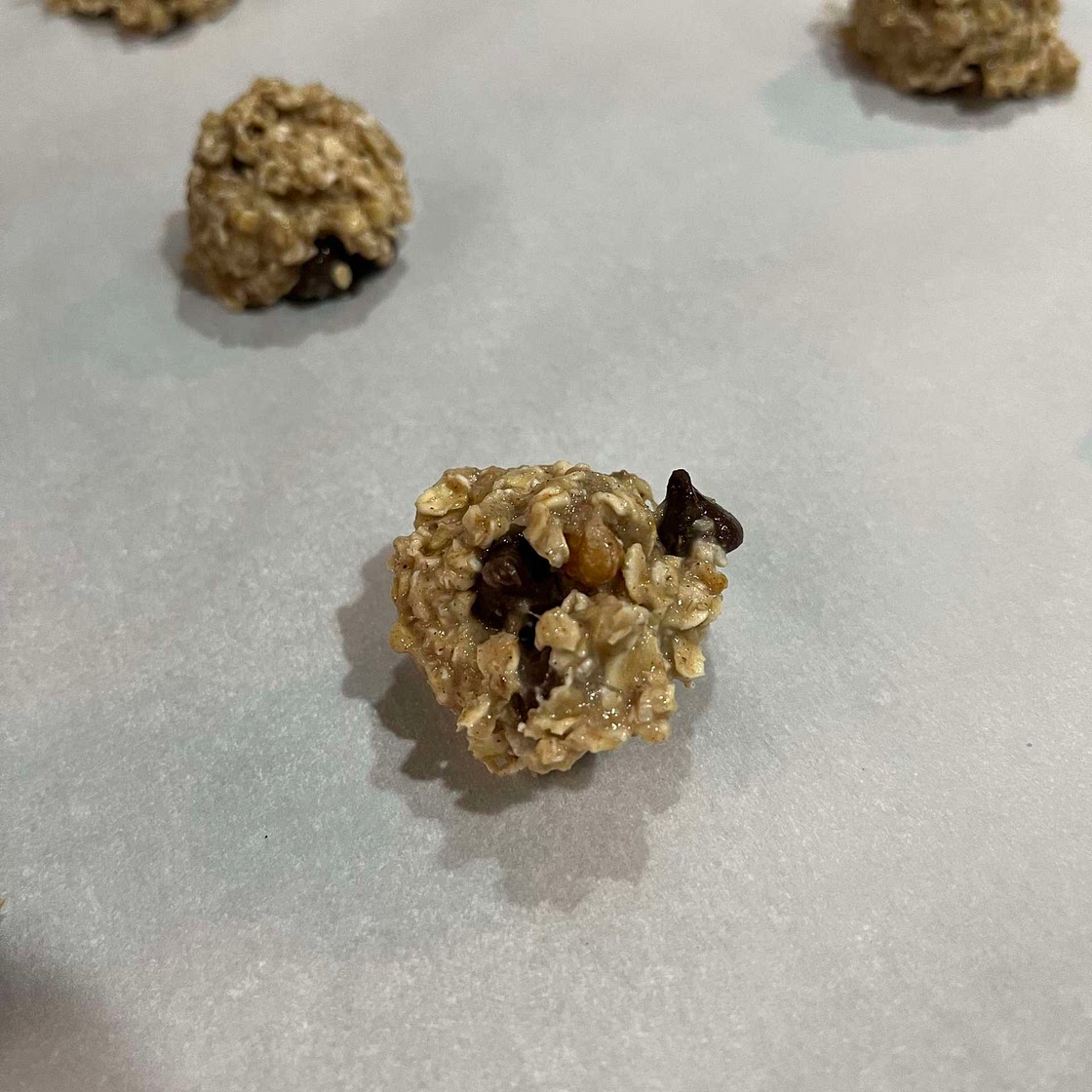 Healthy banana oatmeal cookies 
