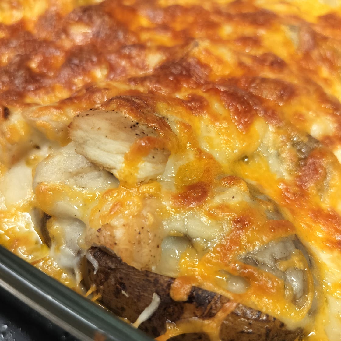 Stuffed baked potato casserole