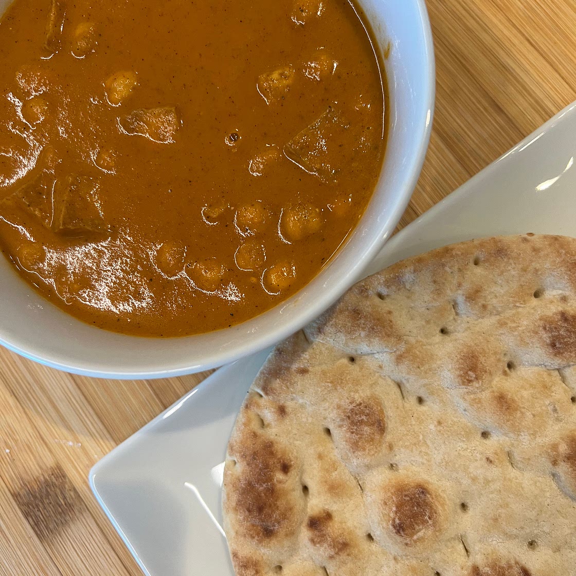 Easy Vegan Tikka Masala Recipe with Crispy Tofu & Chickpeas