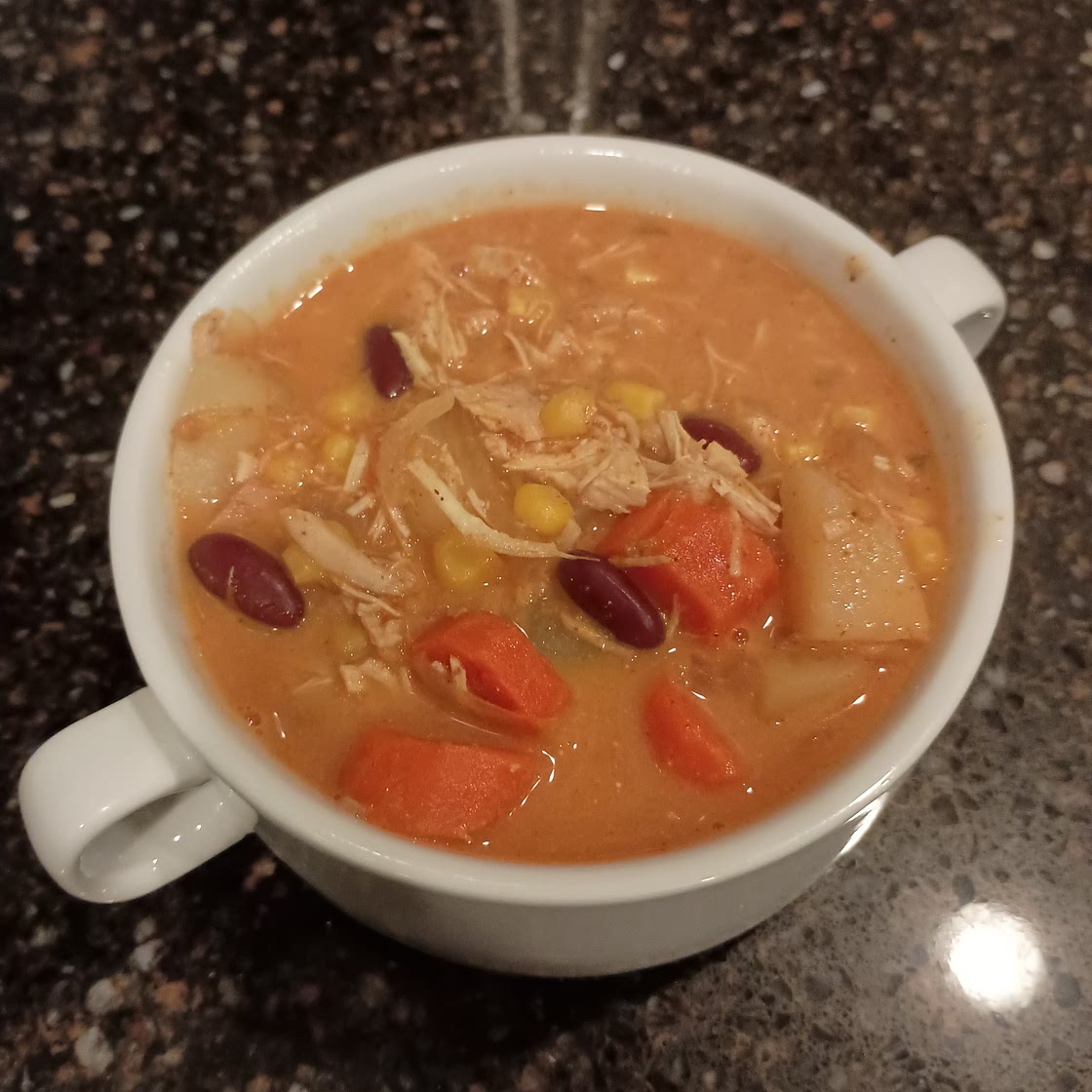Creamy Chicken Tortilla Soup