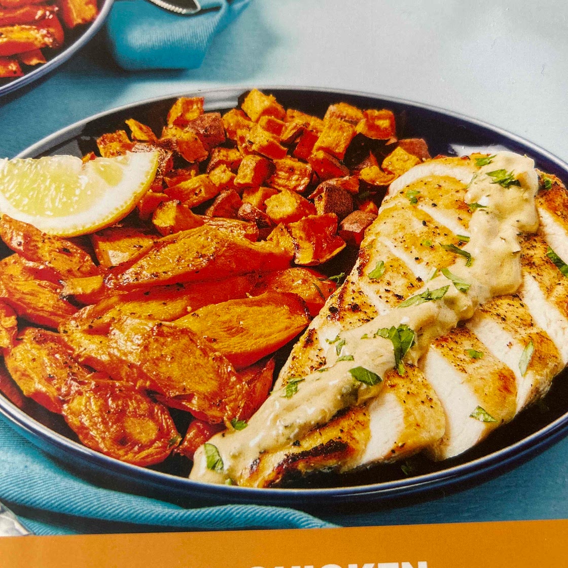 Creamy lemon herb chicken