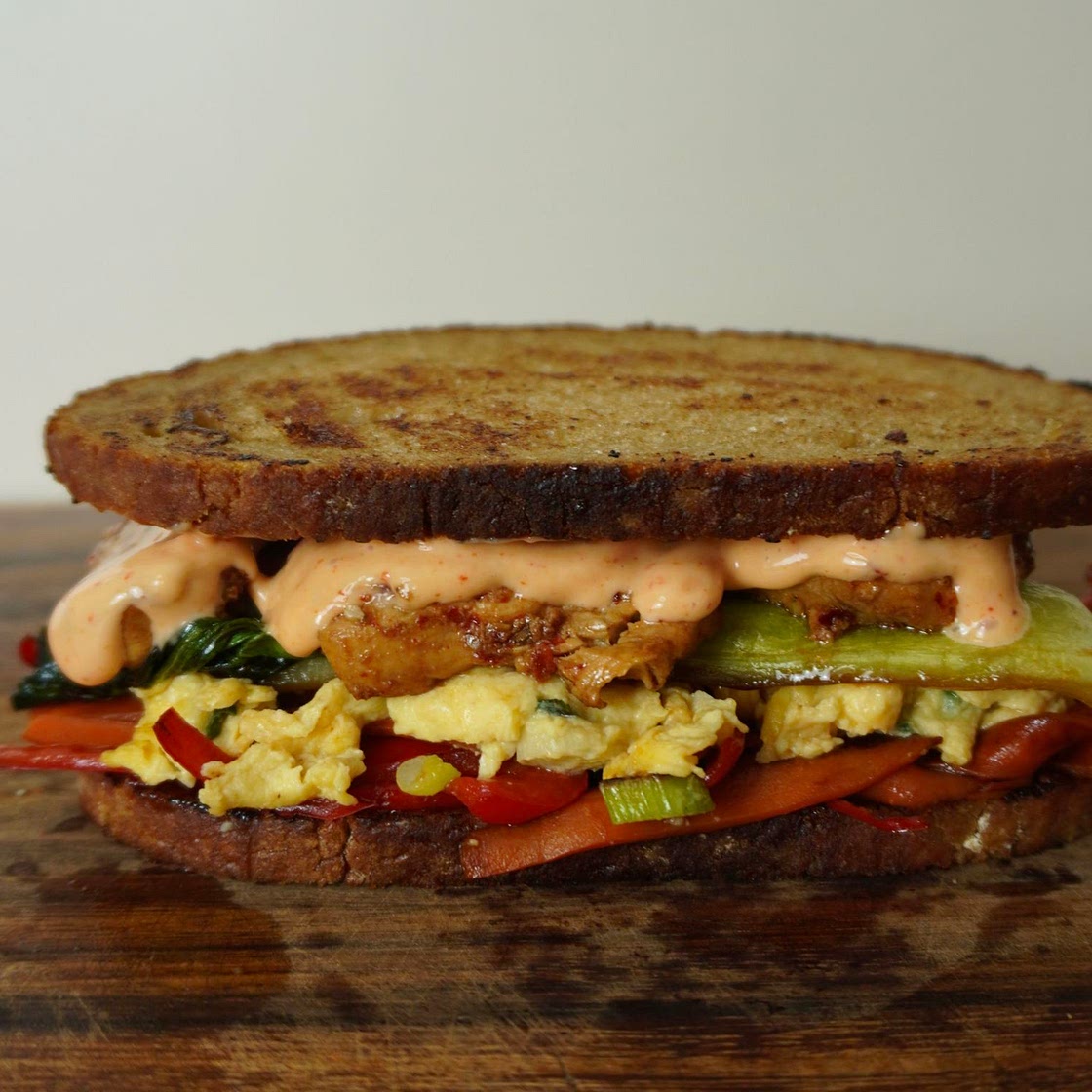 Teriyaki Hähnchen Sandwich