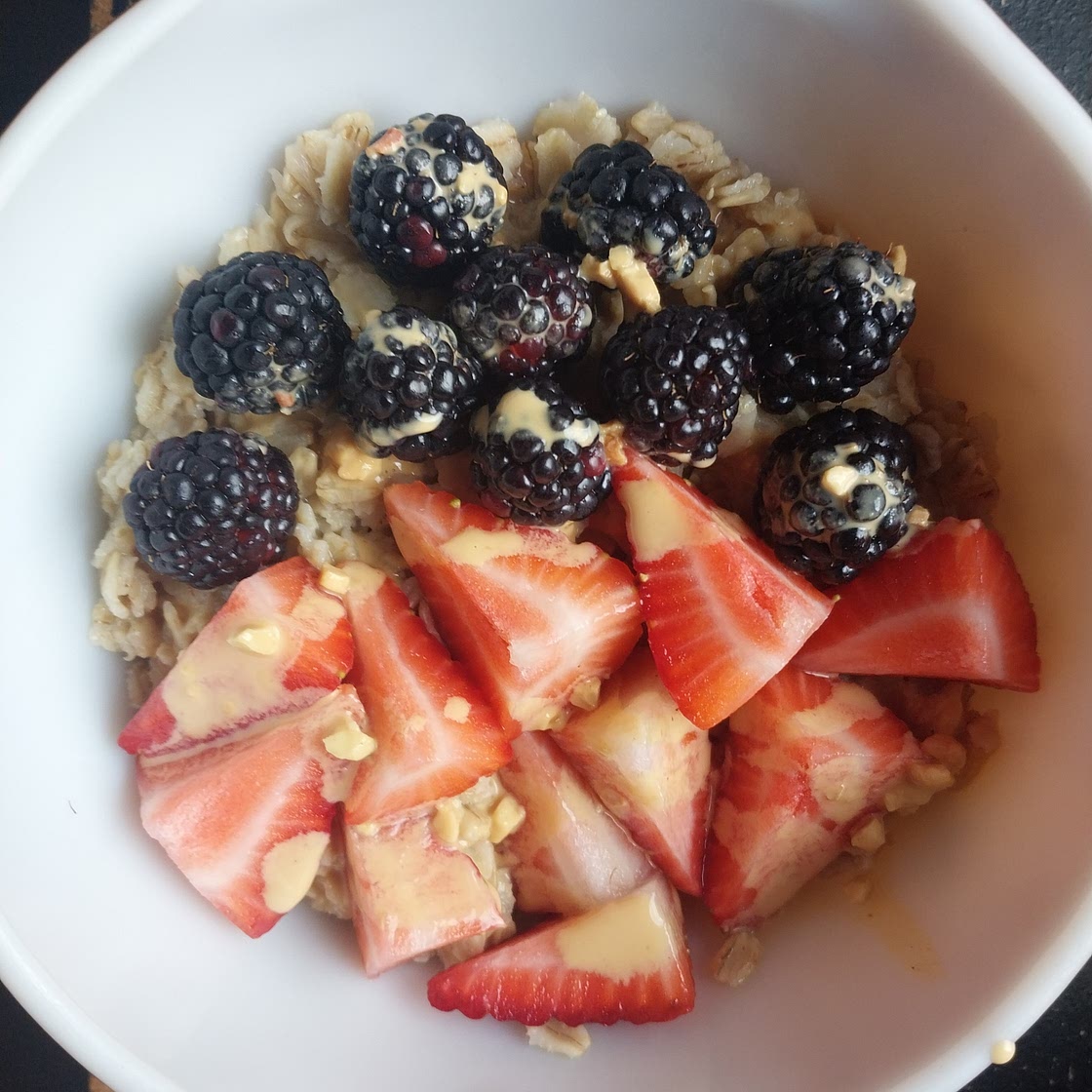 Overnight oats with fruit