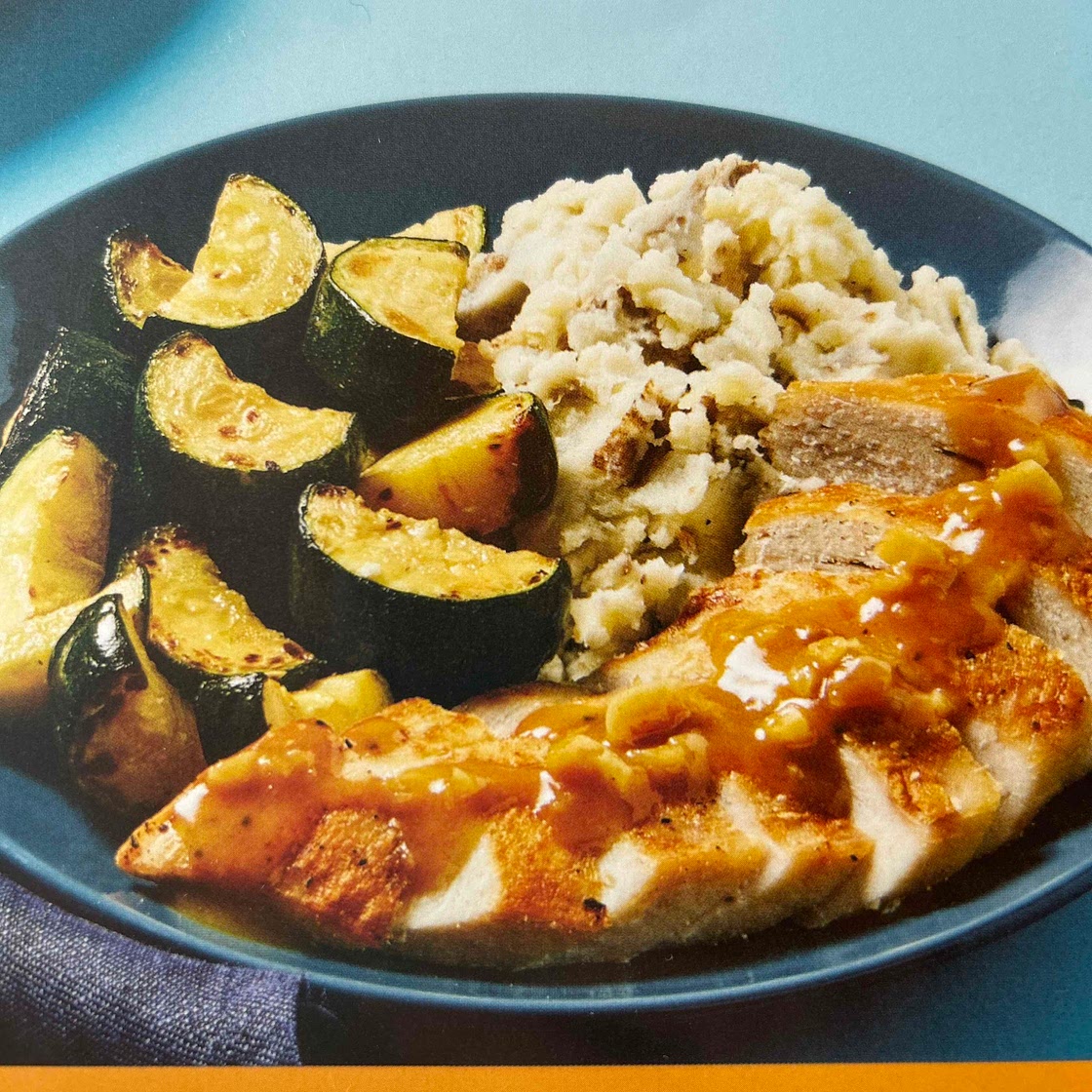 Chicken with apricot-Dijon sauce