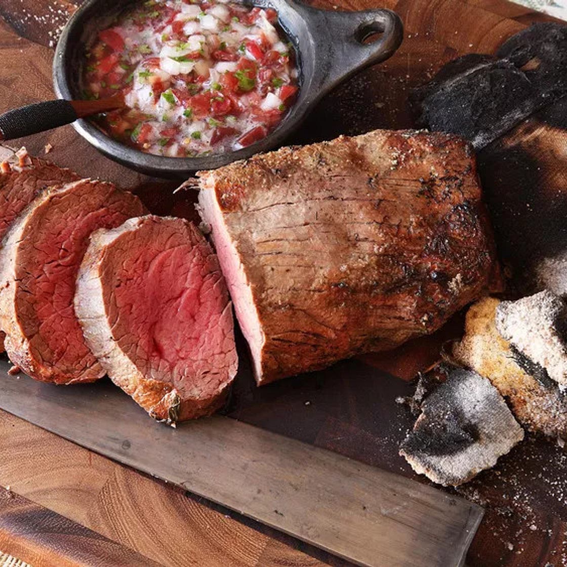 Beef Tenderloin Cloth Wrapped and Grilled (Lomo al Trapo) FAVORITE