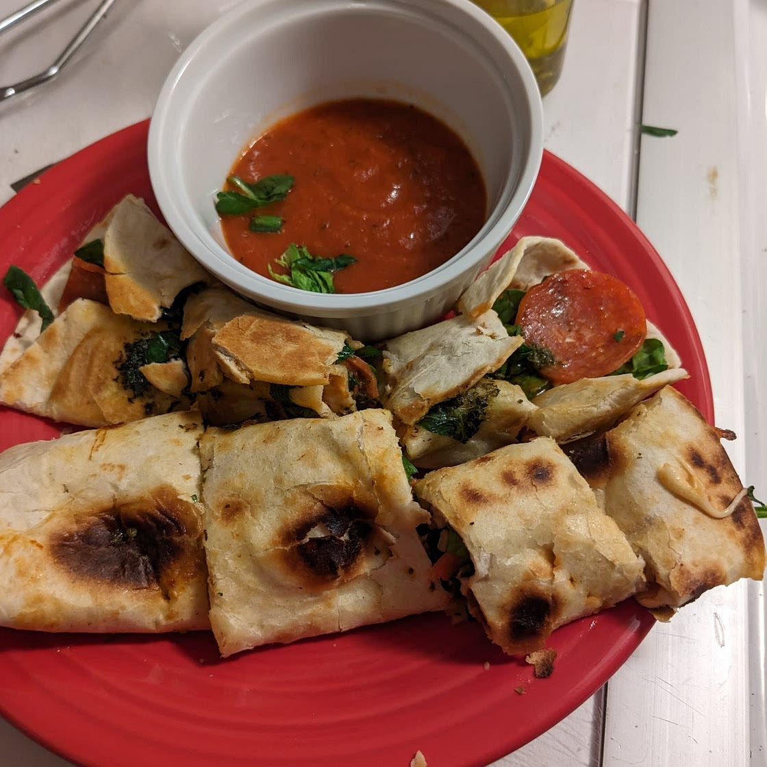 Easy Healthier Pizza Rolls (gluten free, vegan option)