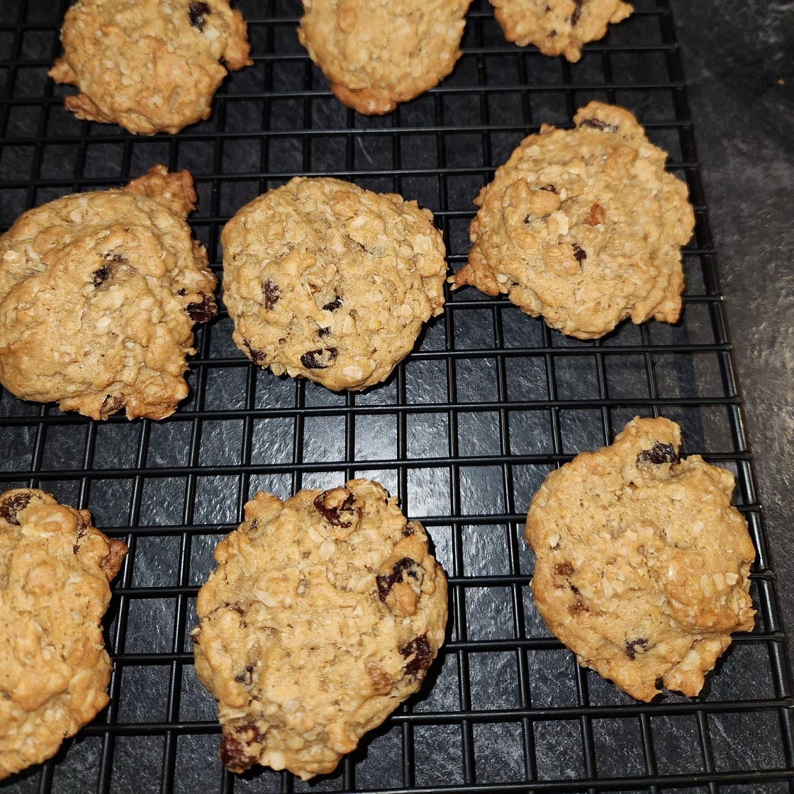 Soft and Chewy Oatmeal Raisin Cookies