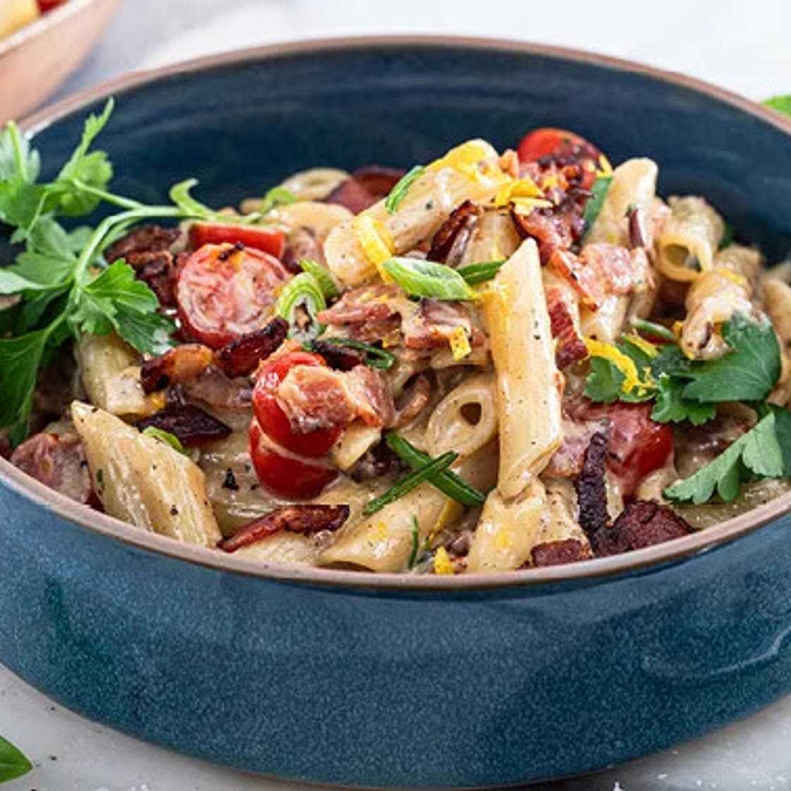 Garlic & Bacon Pasta