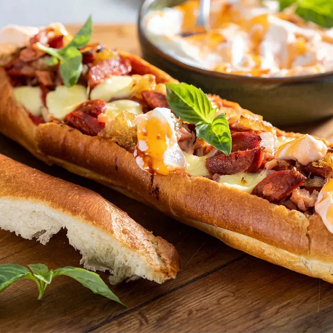 Chorizo, Bacon and Mozzarella Subs – Food Lover's Market