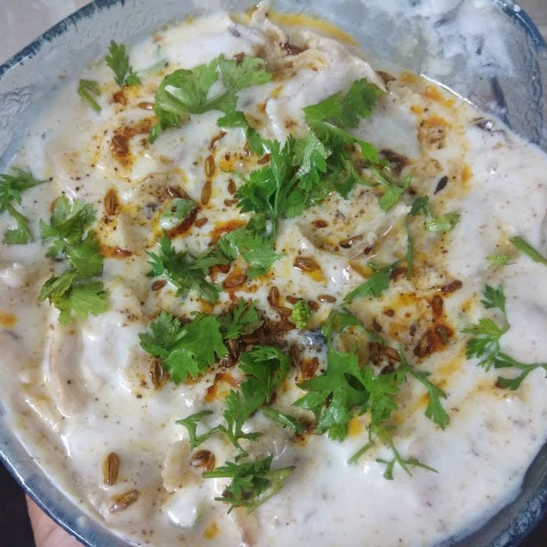 Curd Roti Dish
