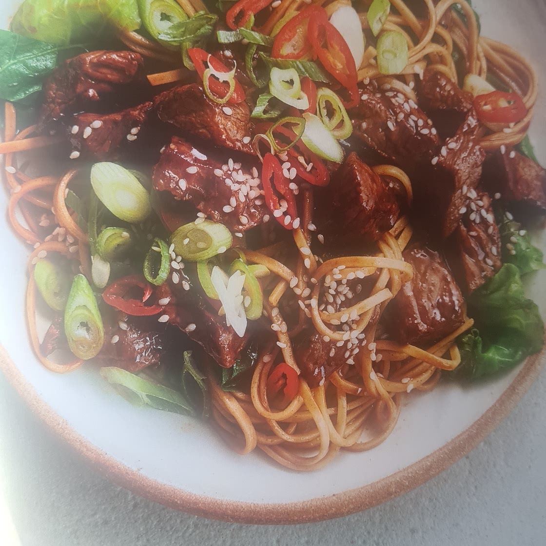 Korean-style Beef Noodles