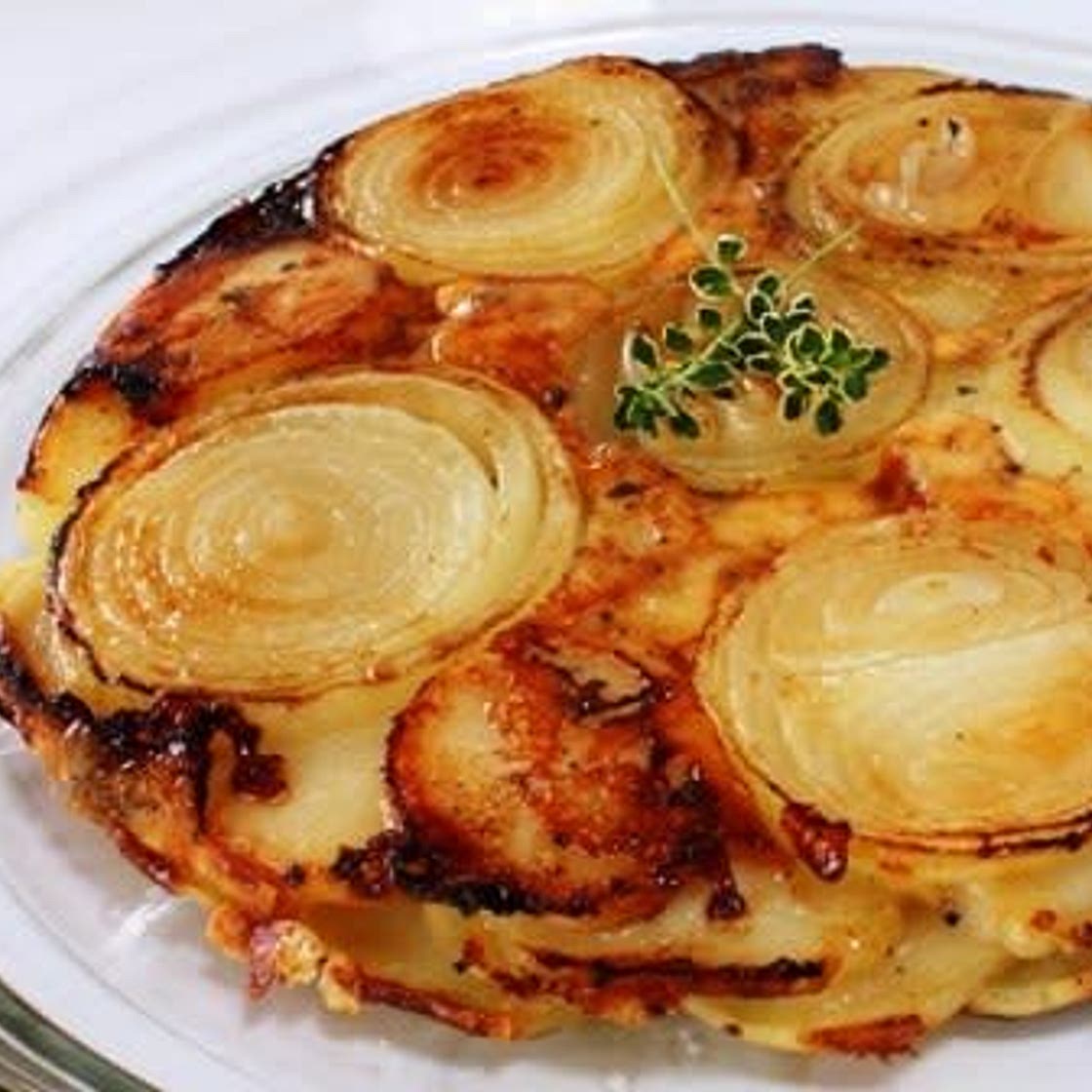 Potato Gratin with Onion Upside Down FAVORITE