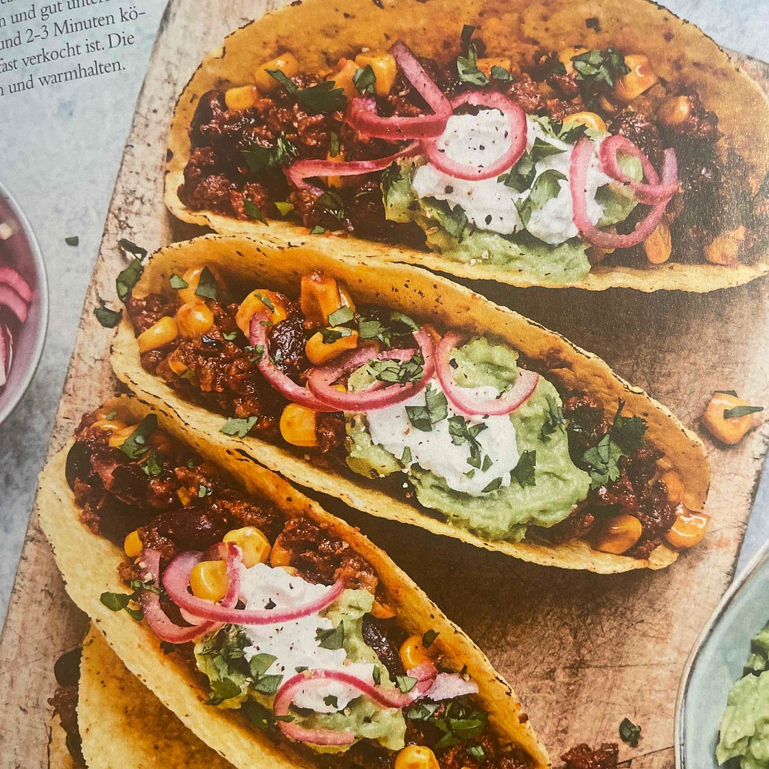 Tacos mit Guacamole