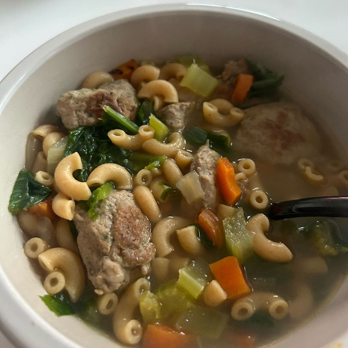 grandma's ITALIAN WEDDING SOUP (meatball soup)