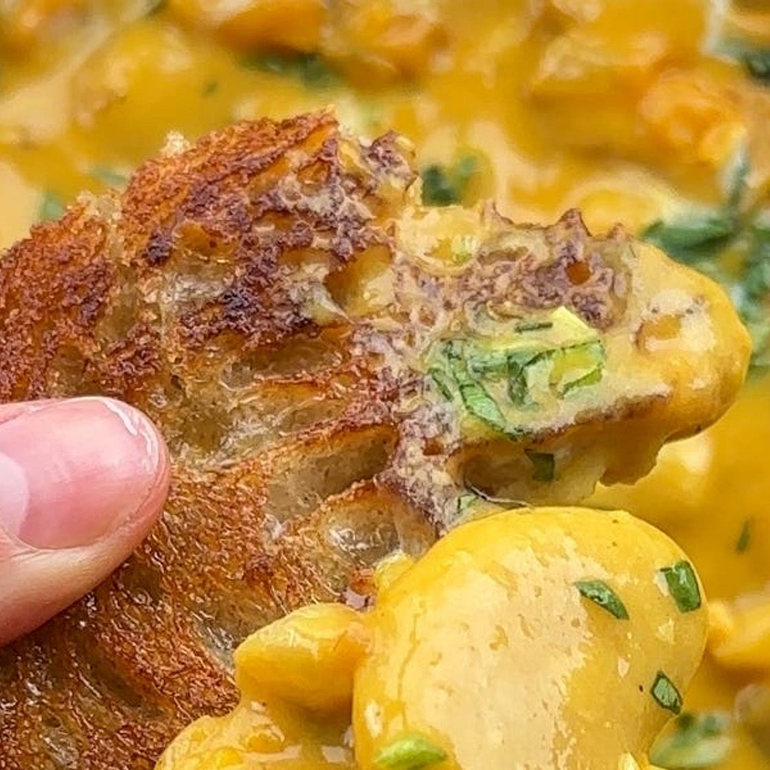 Golden Creamy Butter Beans