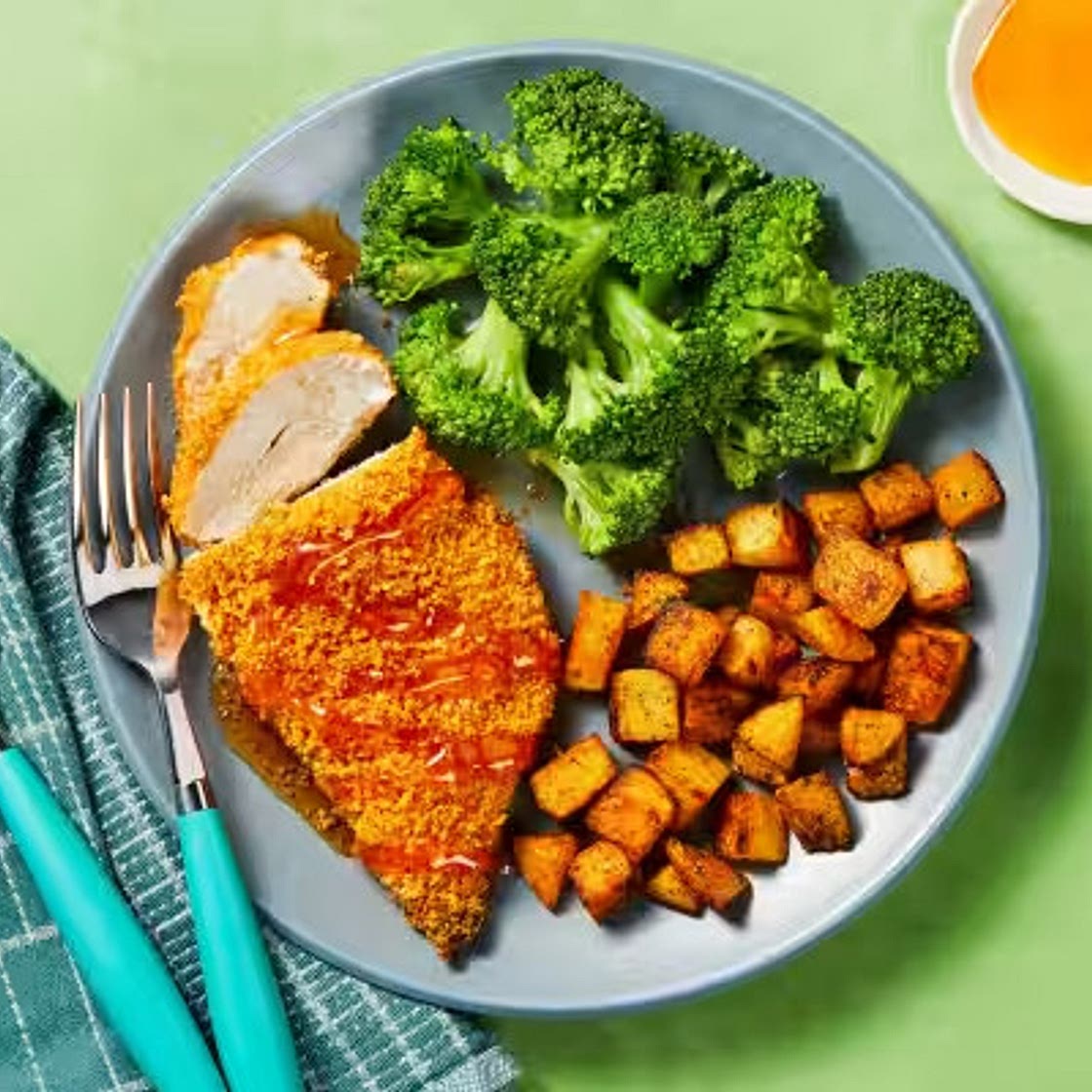 HelloFresh Creamy Dill Chicken with Roasted Potatoes & Green Beans