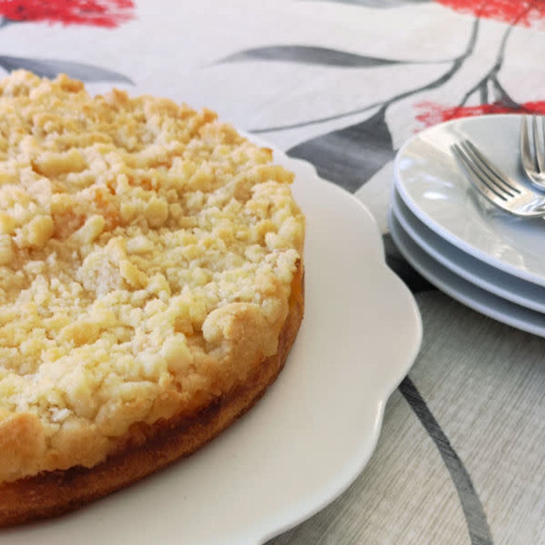 German Peach Cake